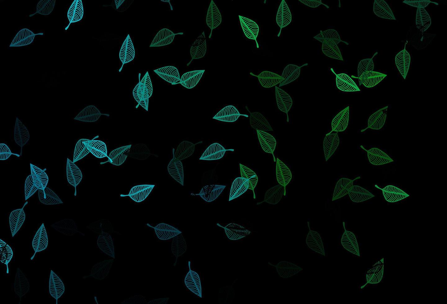 Dark Blue, Green vector doodle template.