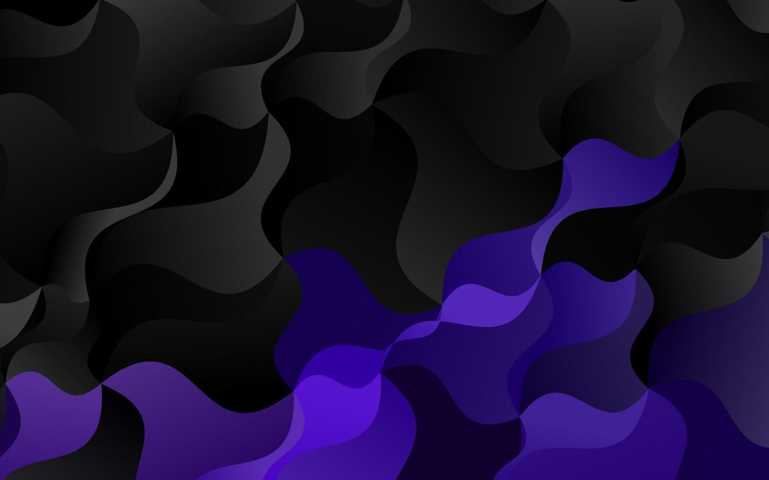 Dark Purple vector pattern with lamp shapes.