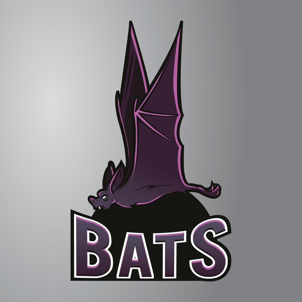 Bat Mascot Logo vector