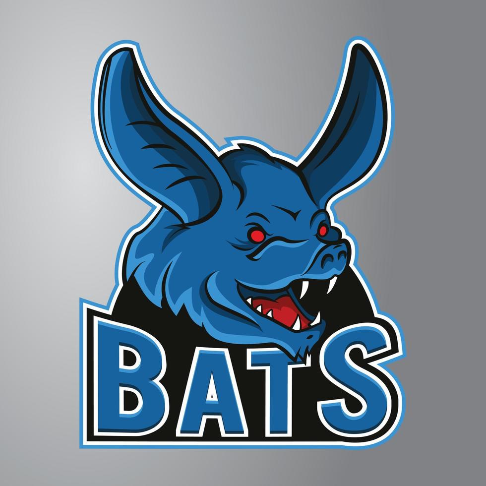 Bat Mascot Logo vector