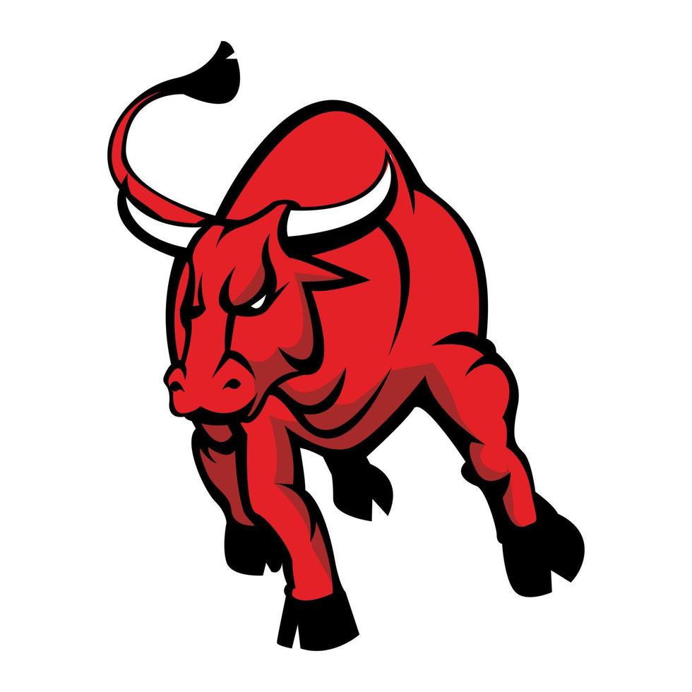 Bull Animal Vector Illustration Design