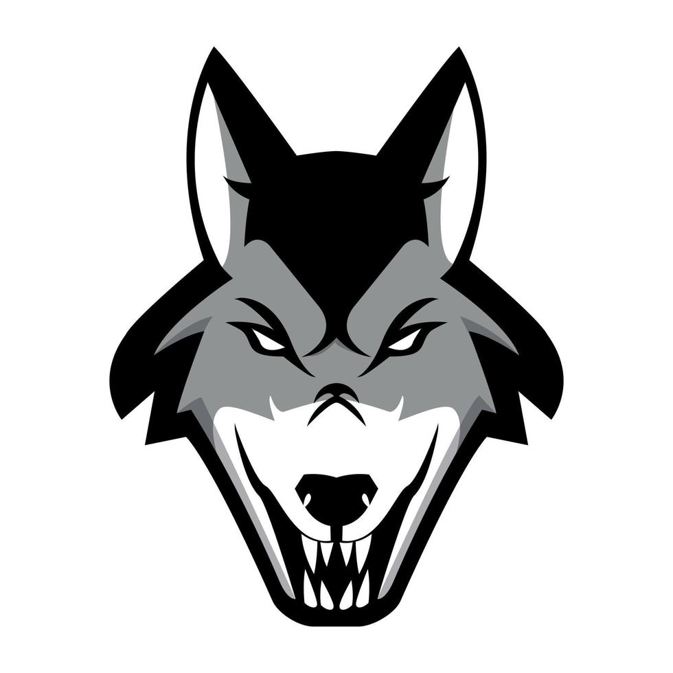 Wolf Illustration Design vector