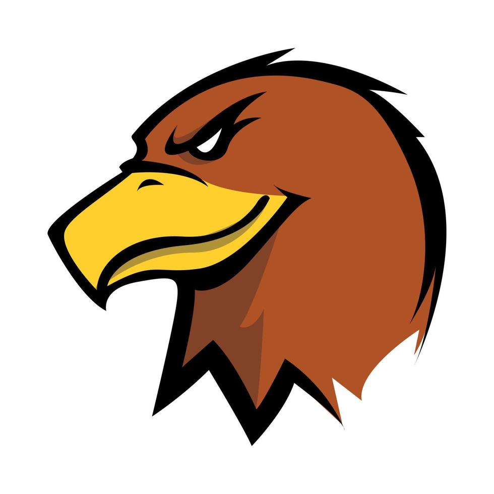 Eagle Head Illustration Design vector