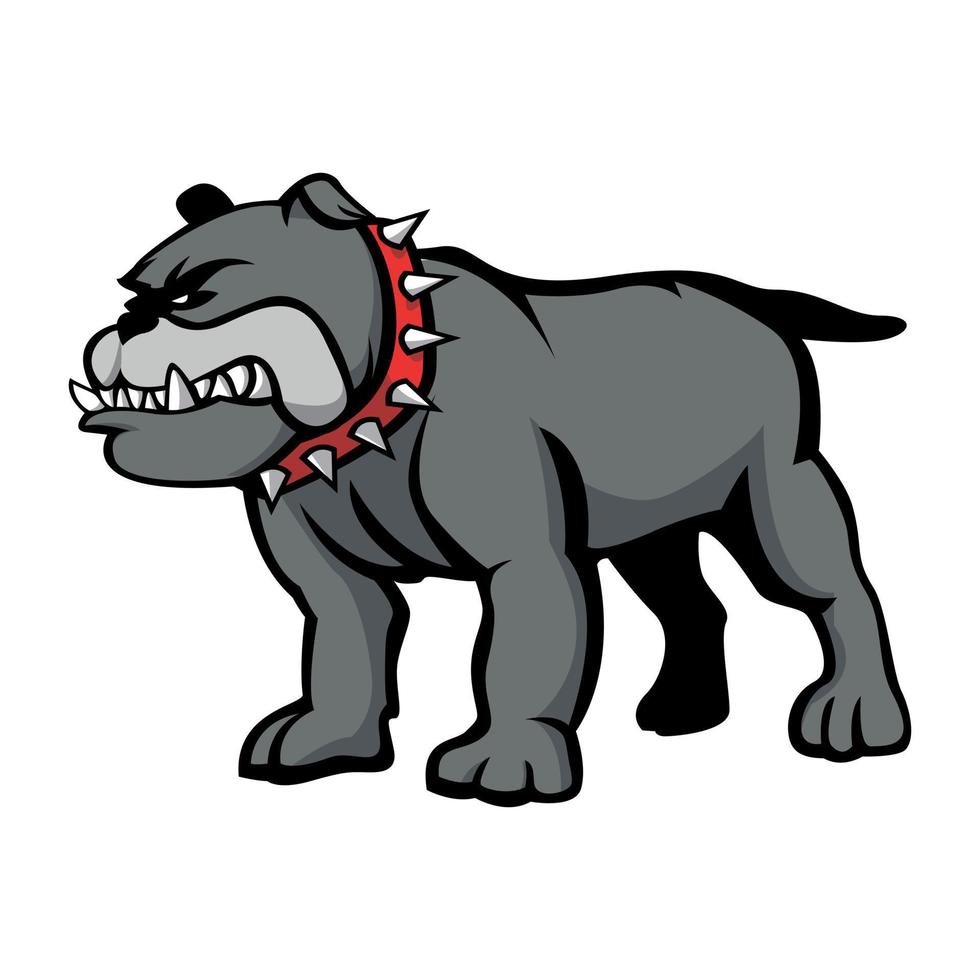 Bulldog Animal Vector Illustration Design