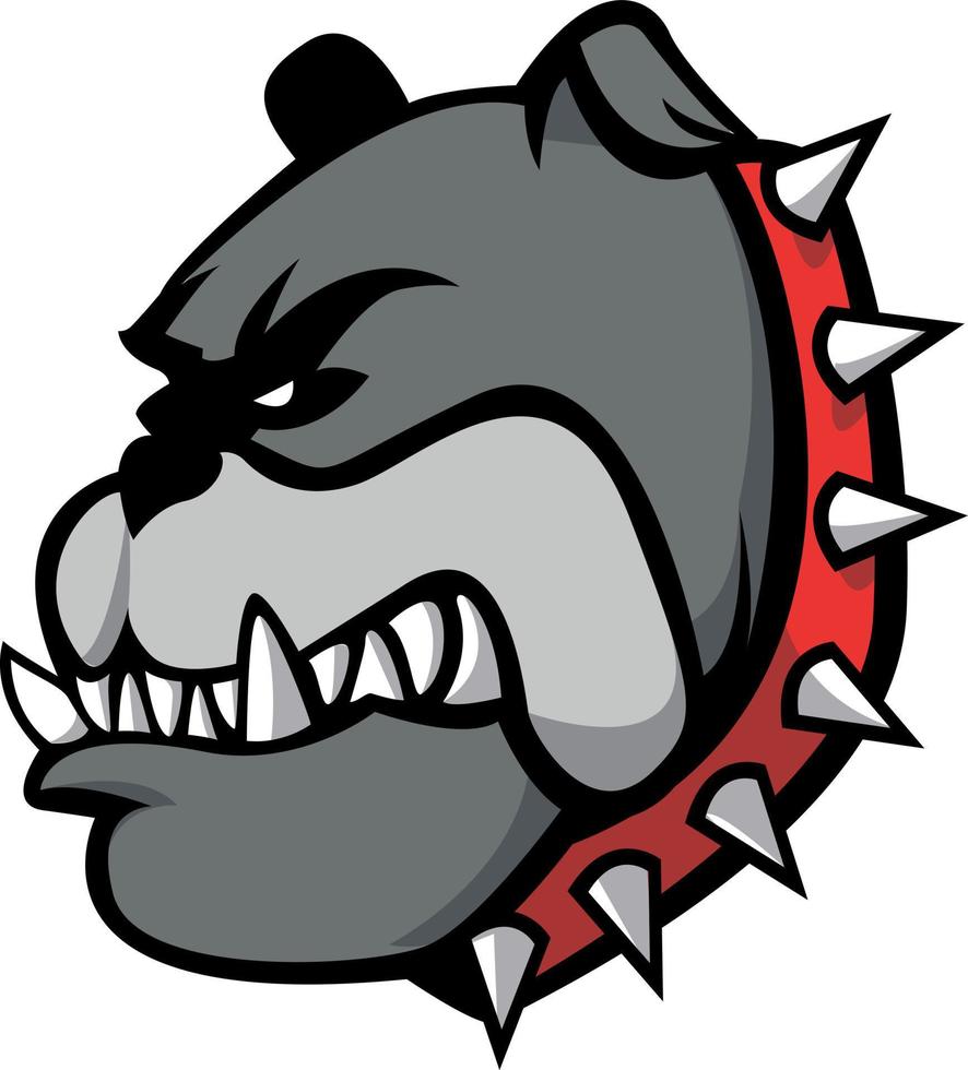 Bulldog Illustration Design Vector