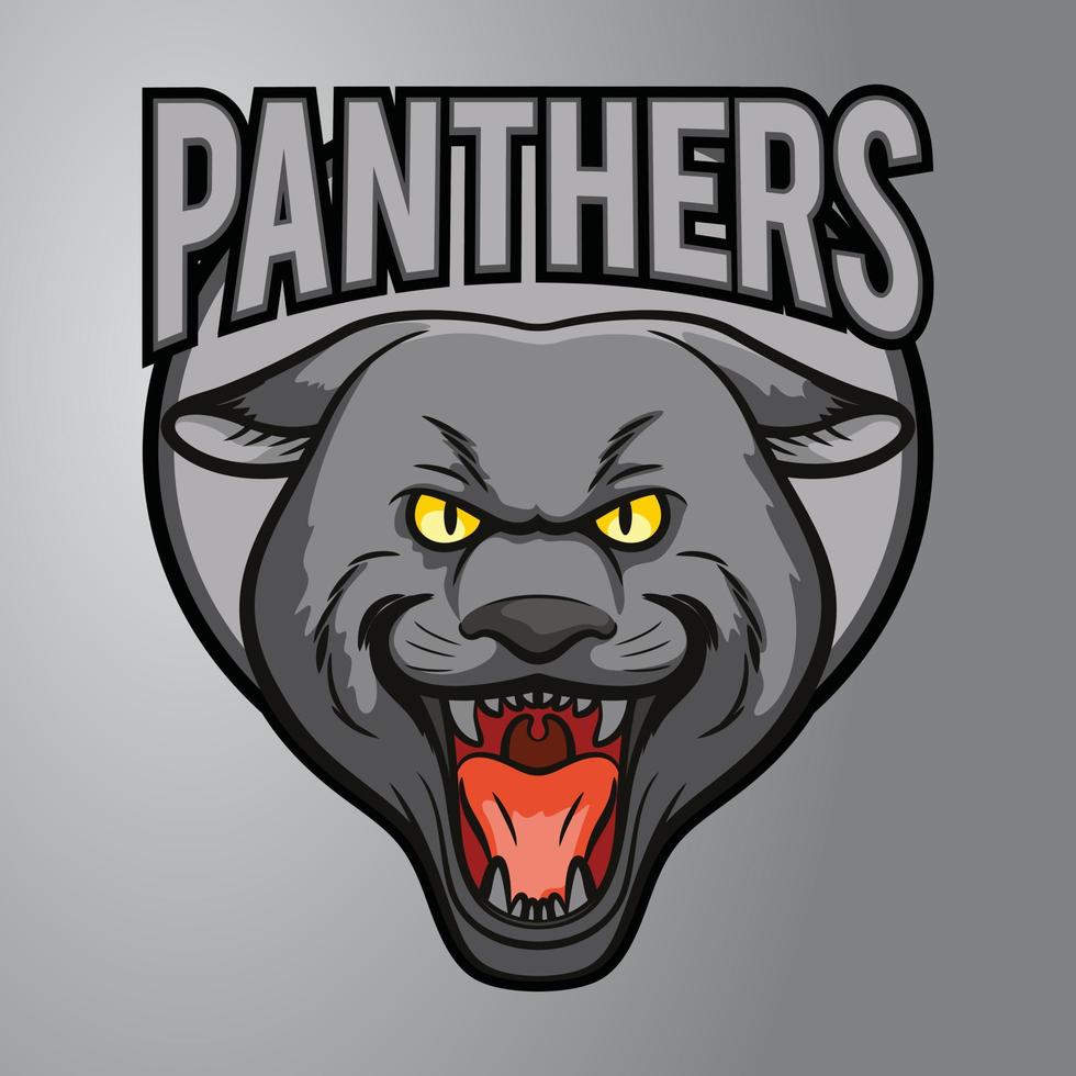 Panther Mascot Logo vector