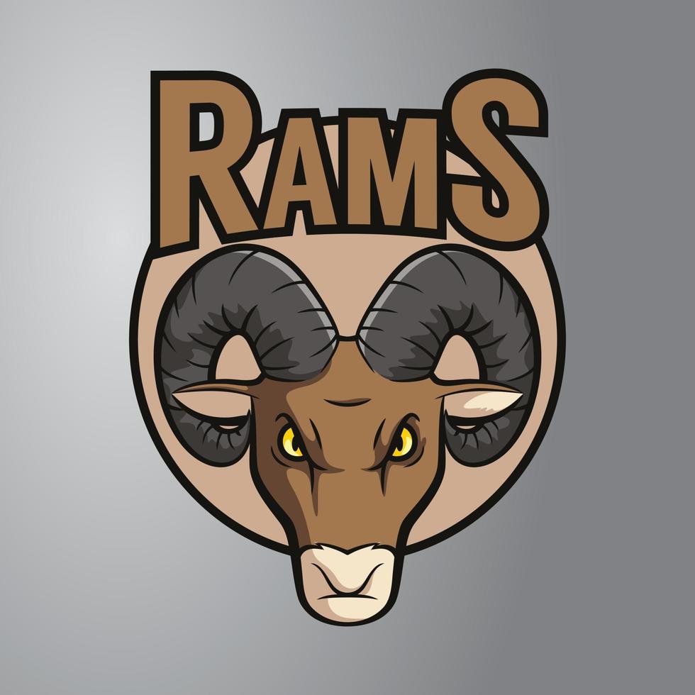 Ram Mascot Logo 17259240 Vector Art at Vecteezy