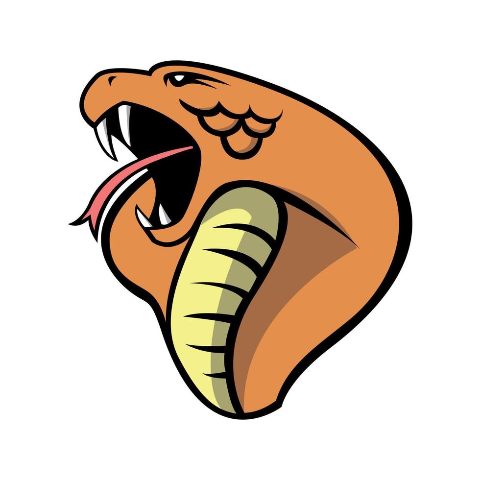 Cobra Illustration Design Vector