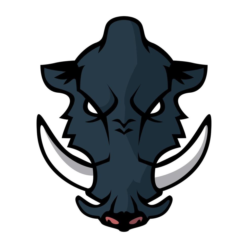 Wild Boar Illustration Design vector