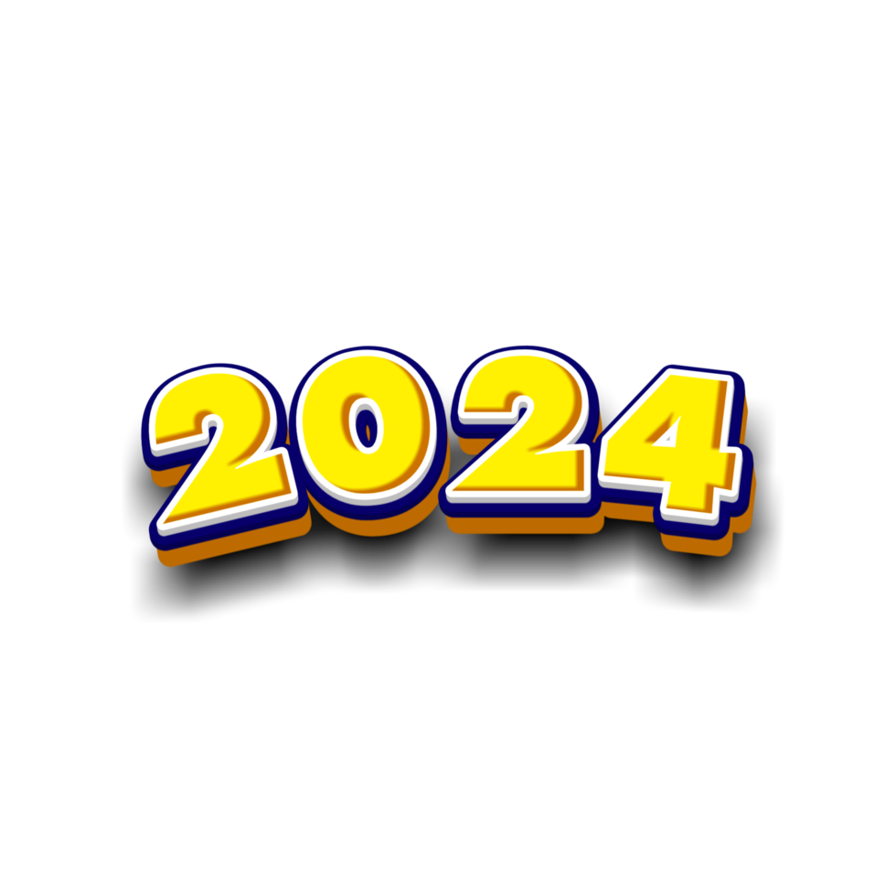 Happy new year 2024 17259454 PNG