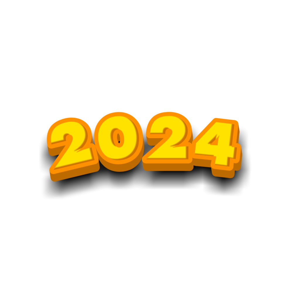 contento nuovo anno 2024 png