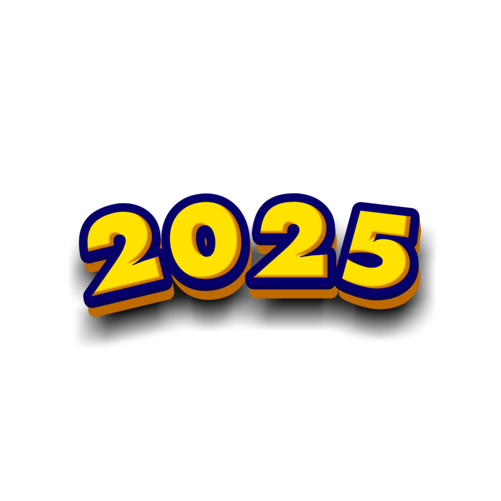 gelukkig nieuw jaar 2025 png