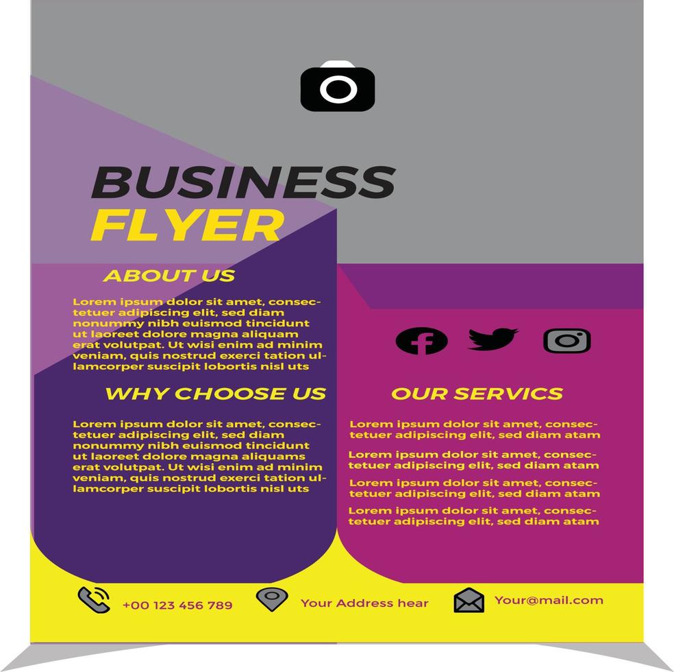 New Business Flyer For Your Business vector