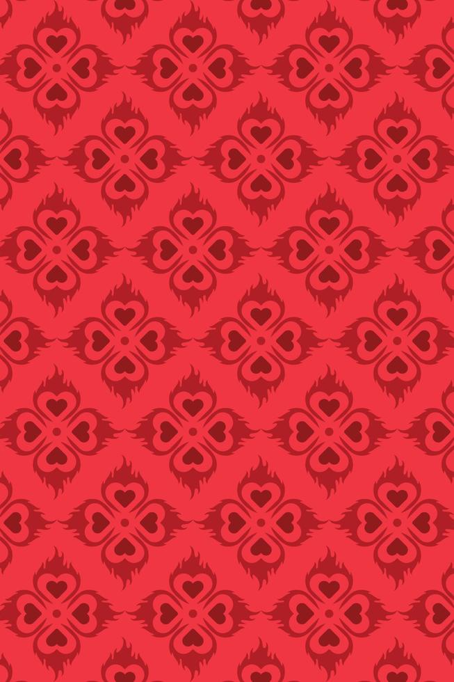 Seamles Heart Background Pattern Vector for Valentine or Lovely Moment, Love Heart Design Also Can Be Use for Poster or Printed on Shirt
