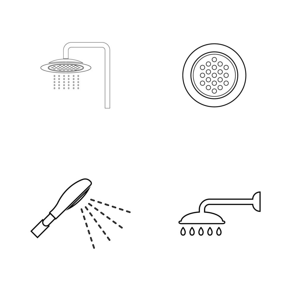 shower icon vektor vector