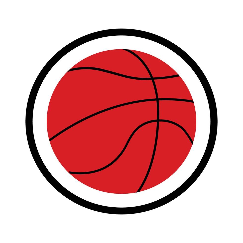 basket ball logo vector