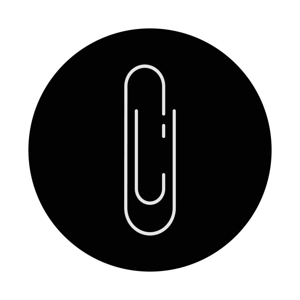 paper clip logo vector