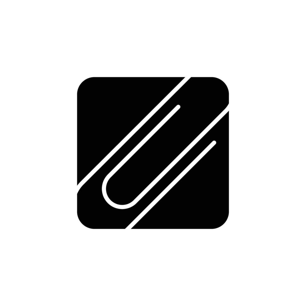paper clip logo vector