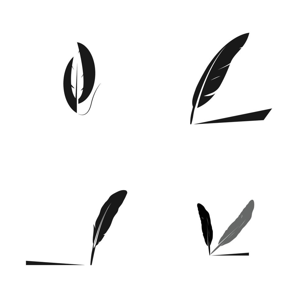 feather pen vektor 17260125 Vector Art at Vecteezy