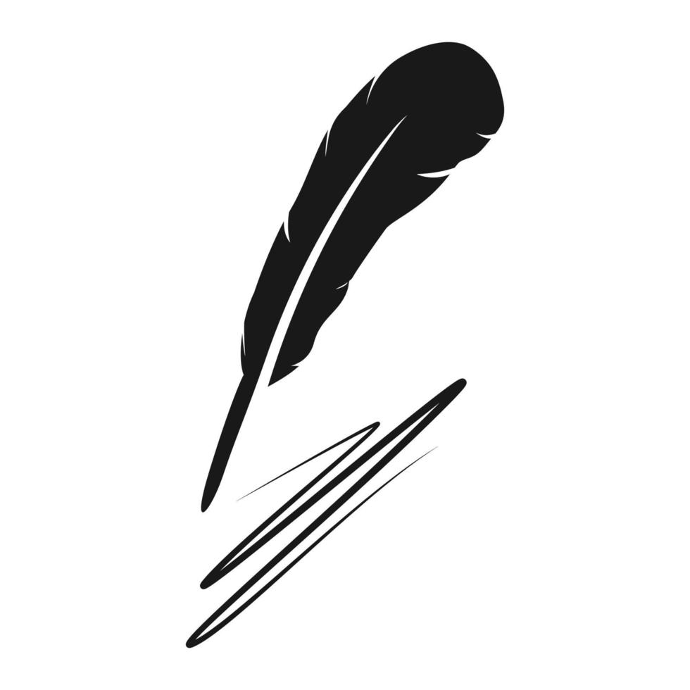 feather pen vektor vector