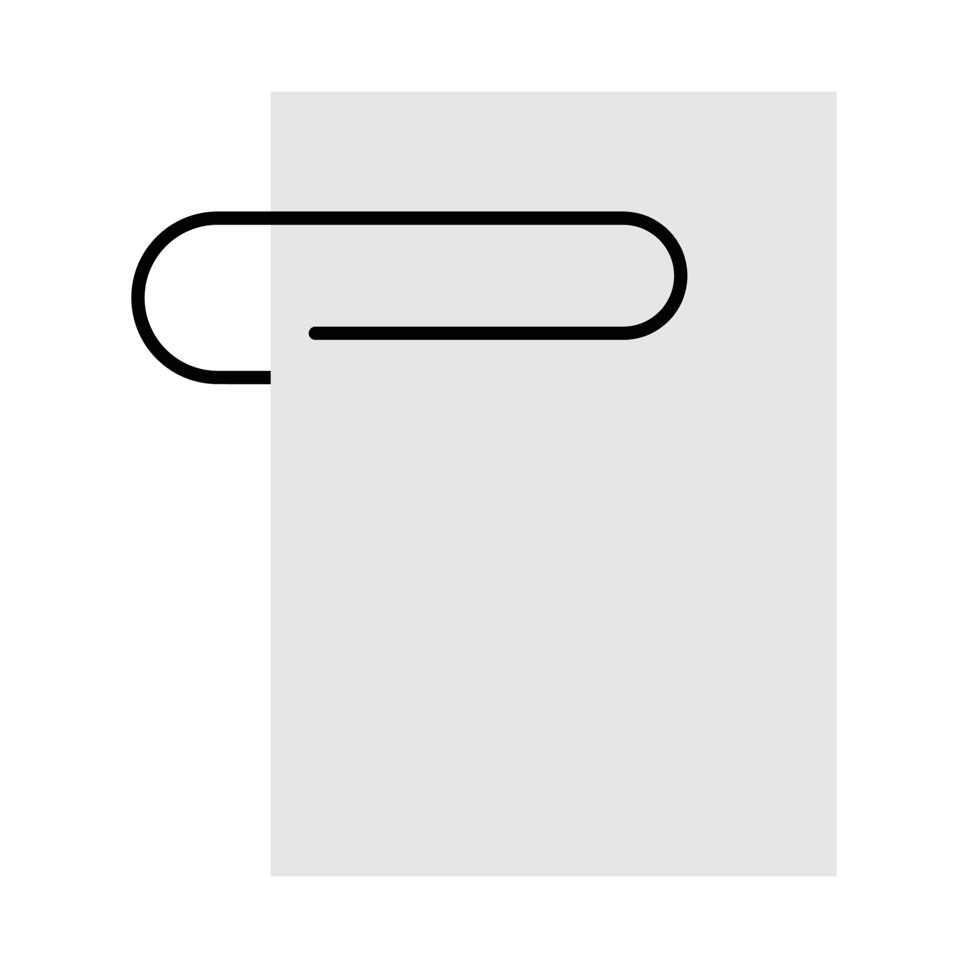 paper clip logo 17260230 Vector Art at Vecteezy