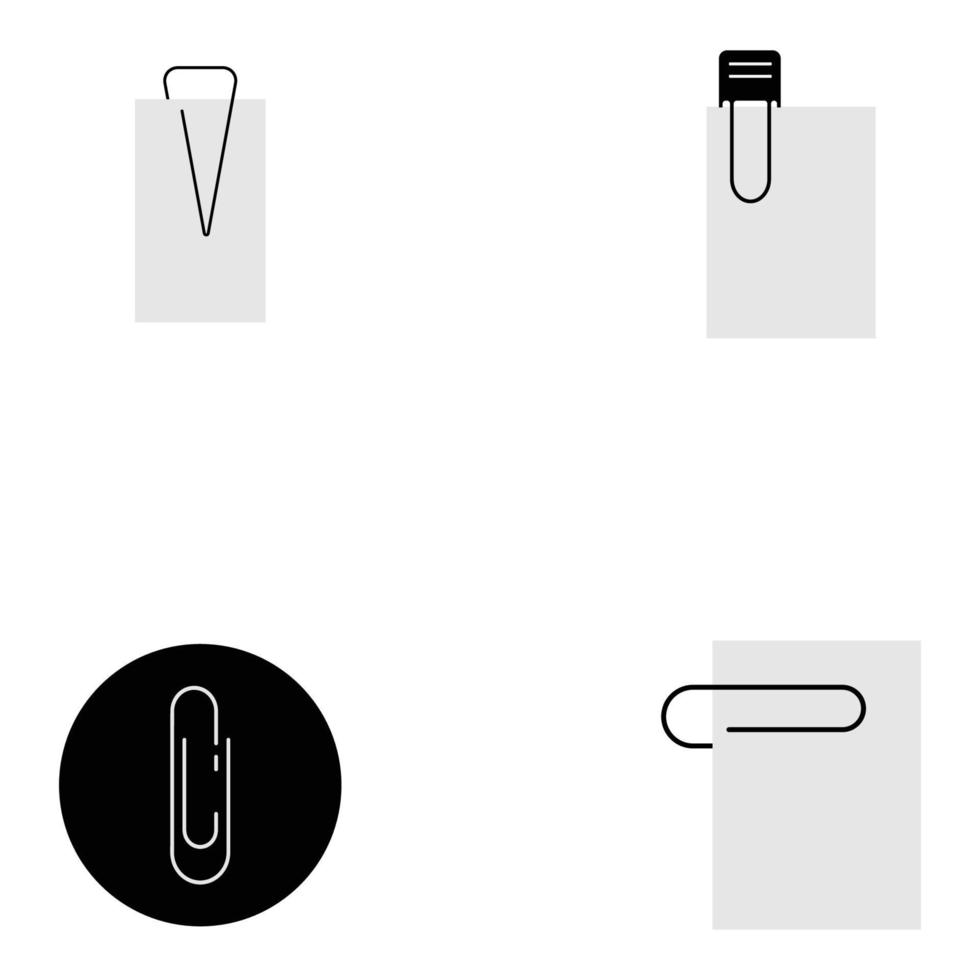 paper clip logo 17260234 Vector Art at Vecteezy