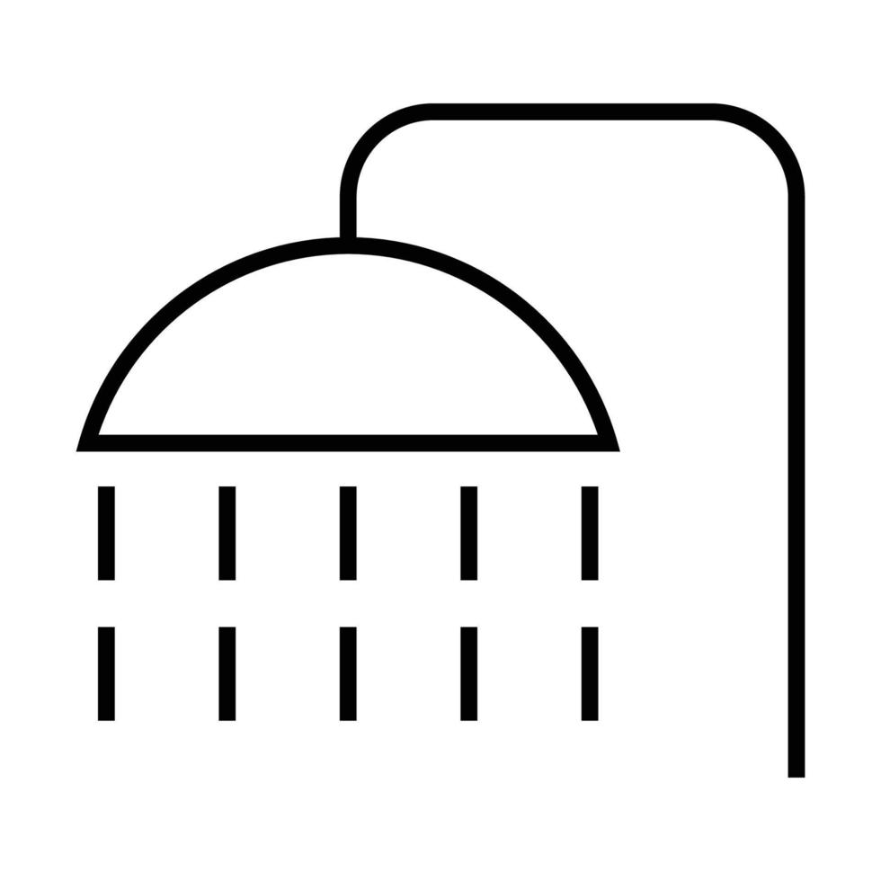 vector de icono de ducha