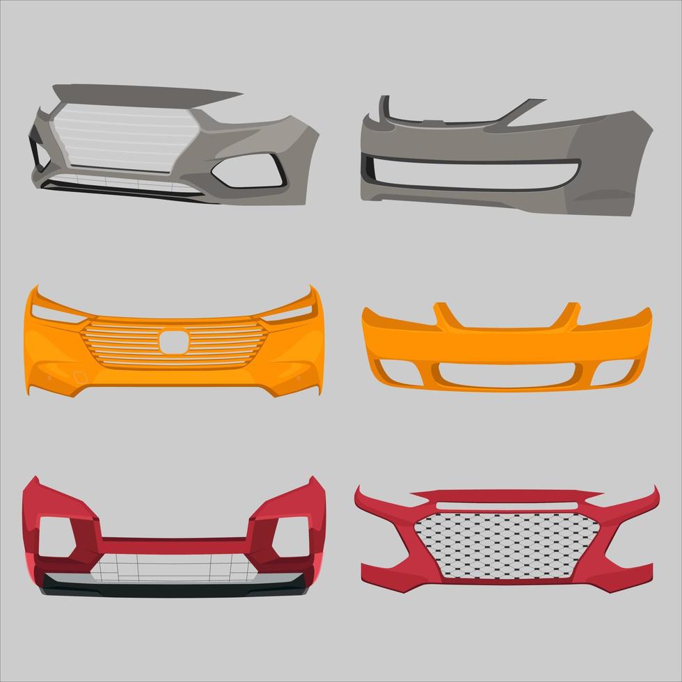 Concept collection of Sedan Car Bumpers, Vehicle Front End protecting