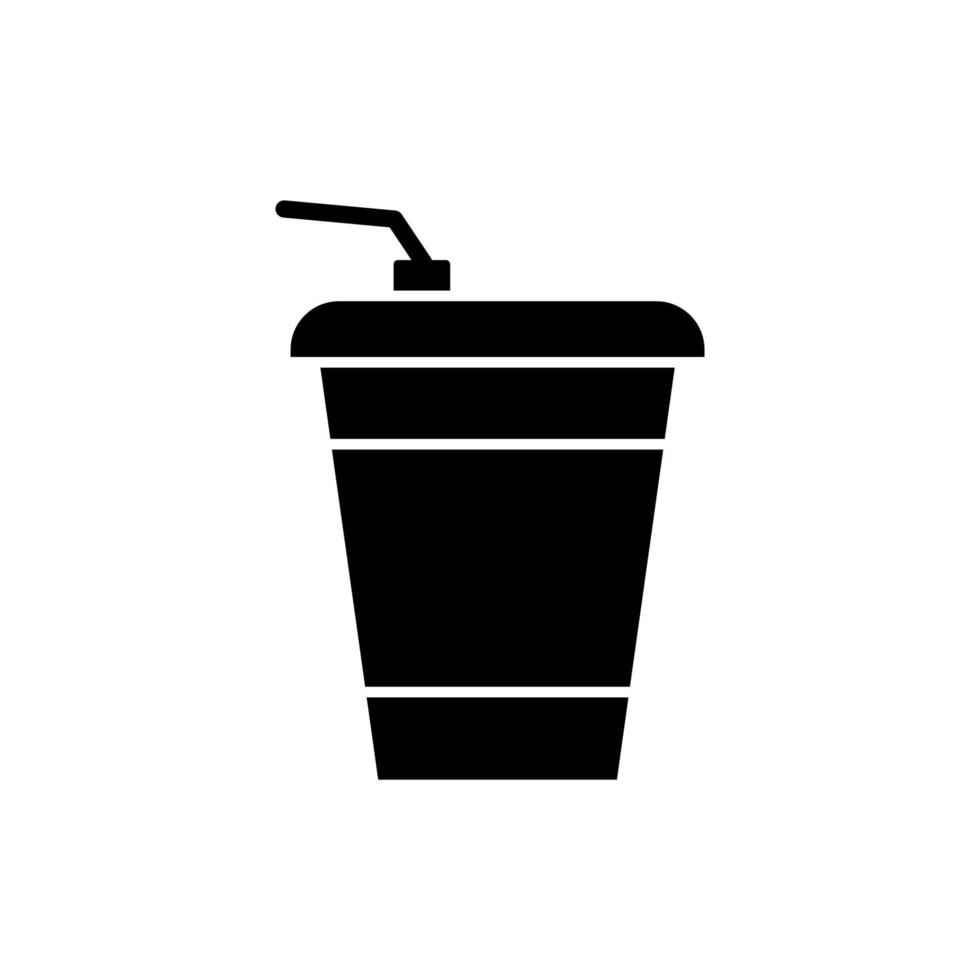 Disposable cup icon vector design templates