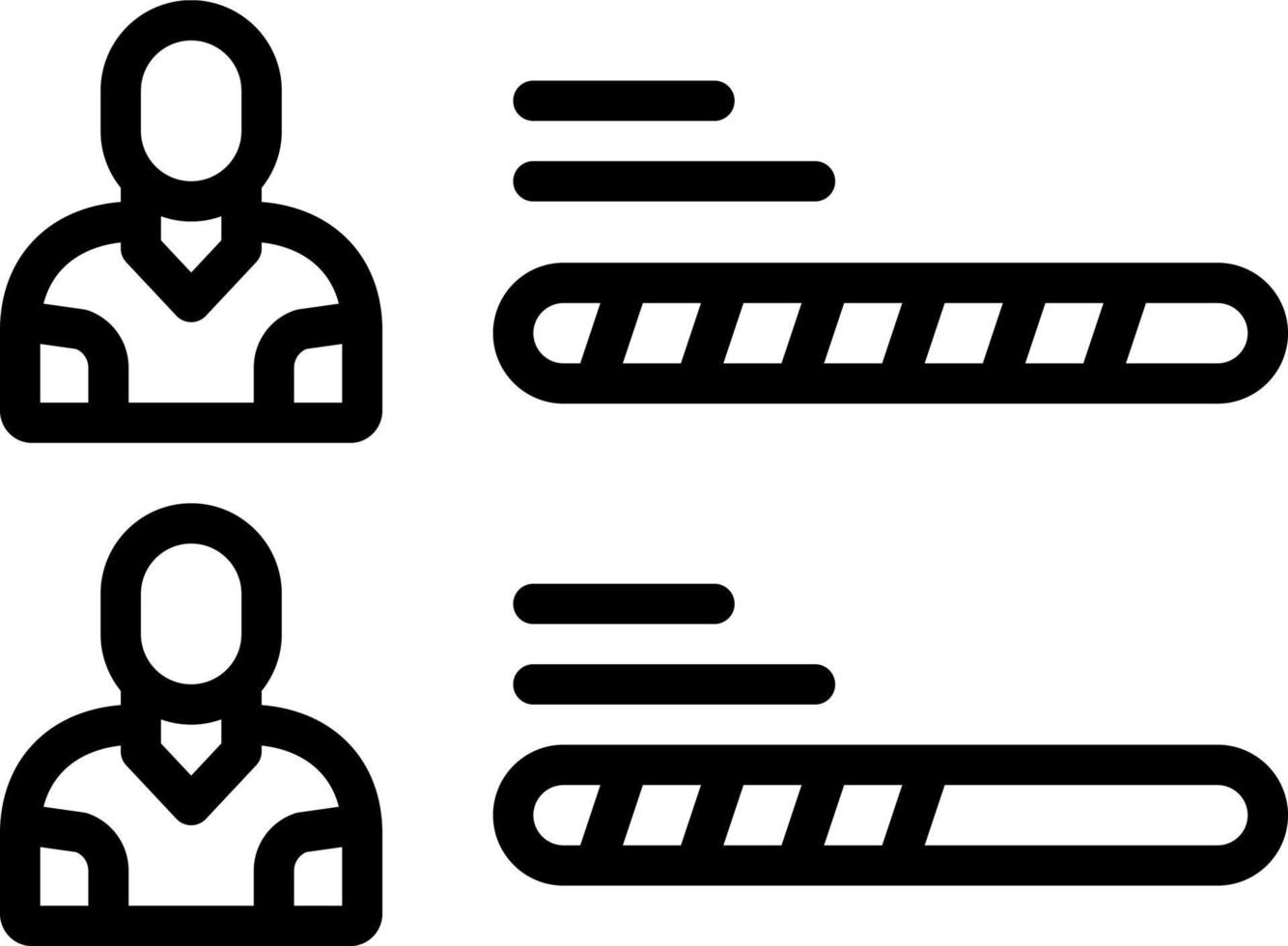 line icon for polls vector