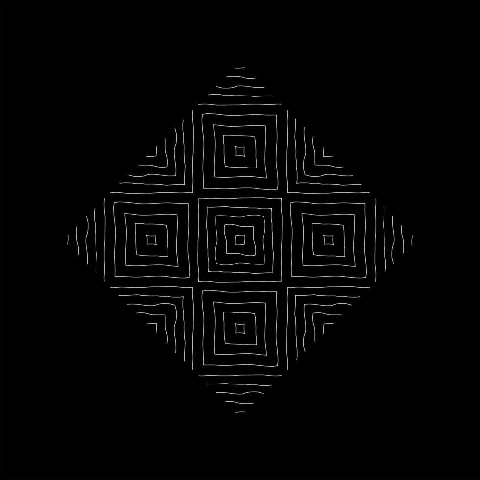 Abstract Lines Motifs Pattern. Decoration for Interior, Exterior, Carpet, Textile, Garment, Cloth, Silk, Tile, Plastic, Paper, Wrapping, Wallpaper, Pillow, Sofa, Background, Ect. Vector Illustration