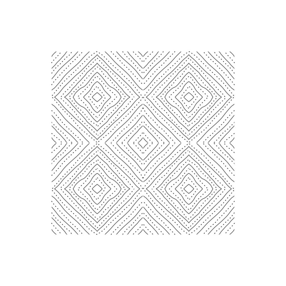 Abstract Lines Motifs Pattern. Decoration for Interior, Exterior, Carpet, Textile, Garment, Cloth, Silk, Tile, Plastic, Paper, Wrapping, Wallpaper, Pillow, Sofa, Background, Ect. Vector Illustration