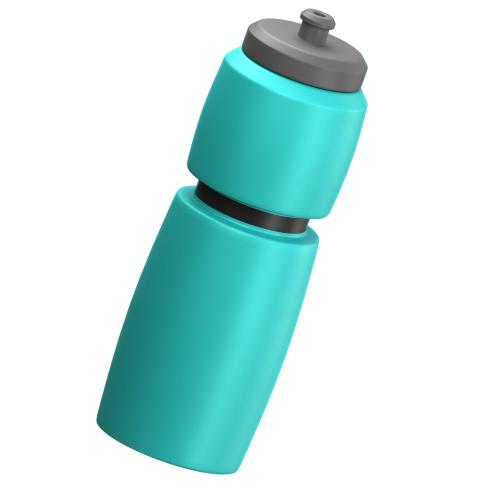 3d water bottle png