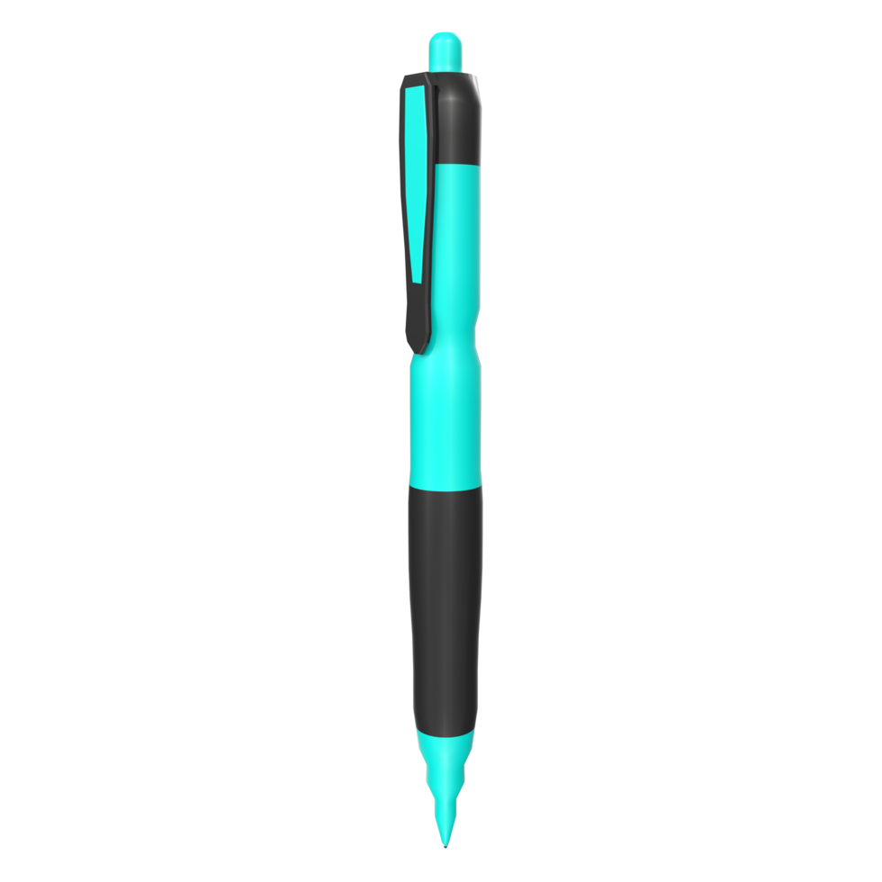 Rendu 3D de l'objet crayon png