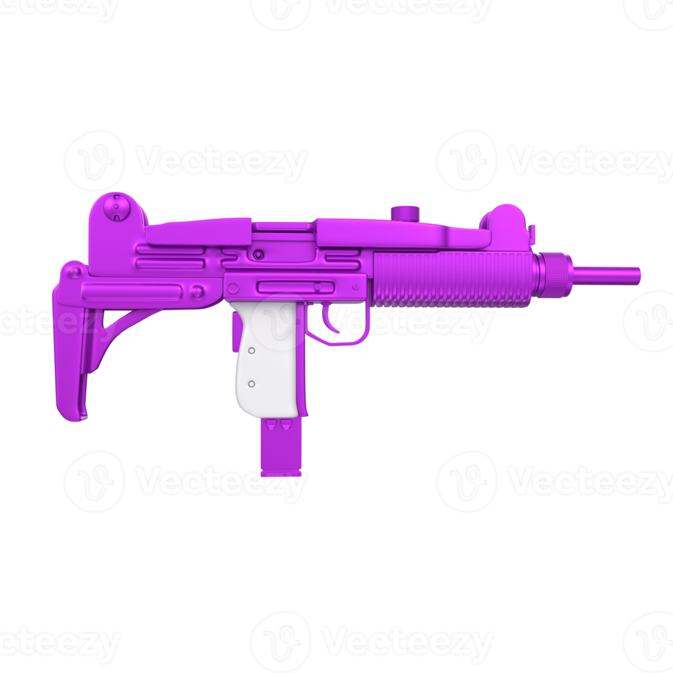 arma uzi isolada em transparente png