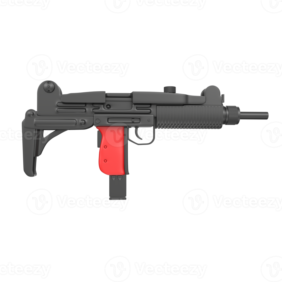 uzi vapen isolerat på transparent png