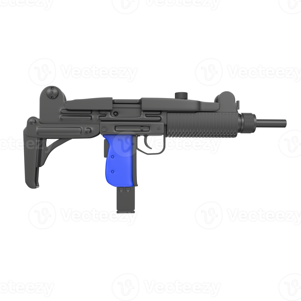 uzi vapen isolerat på transparent png