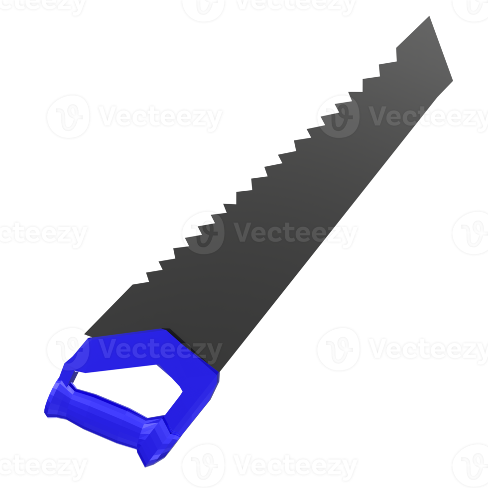 objet outil scie isolé sur transparent png