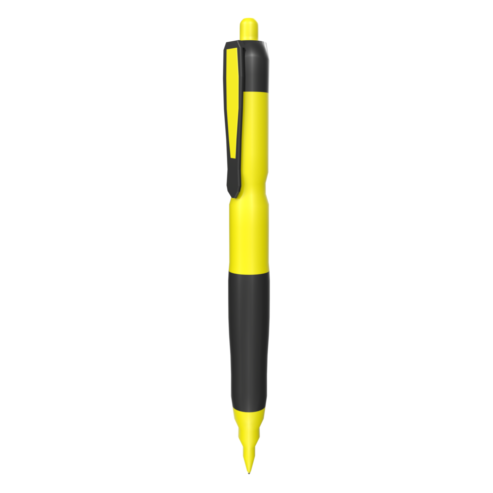 3D Rendering Of Pencil Object png