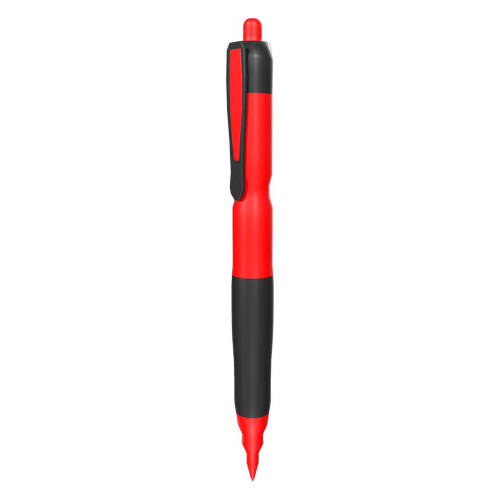 Rendu 3D de l'objet crayon png