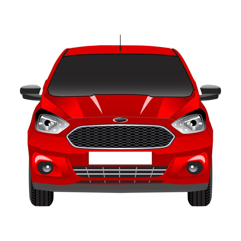 red car isolated illustration png