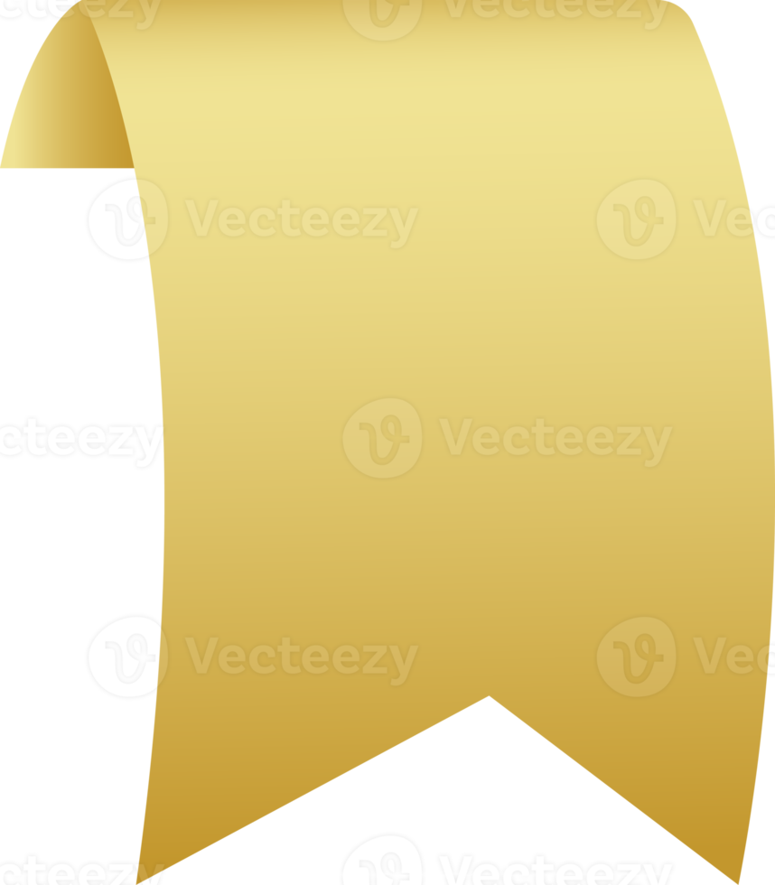 goud lint, sticker gouden lint, goud etiket png