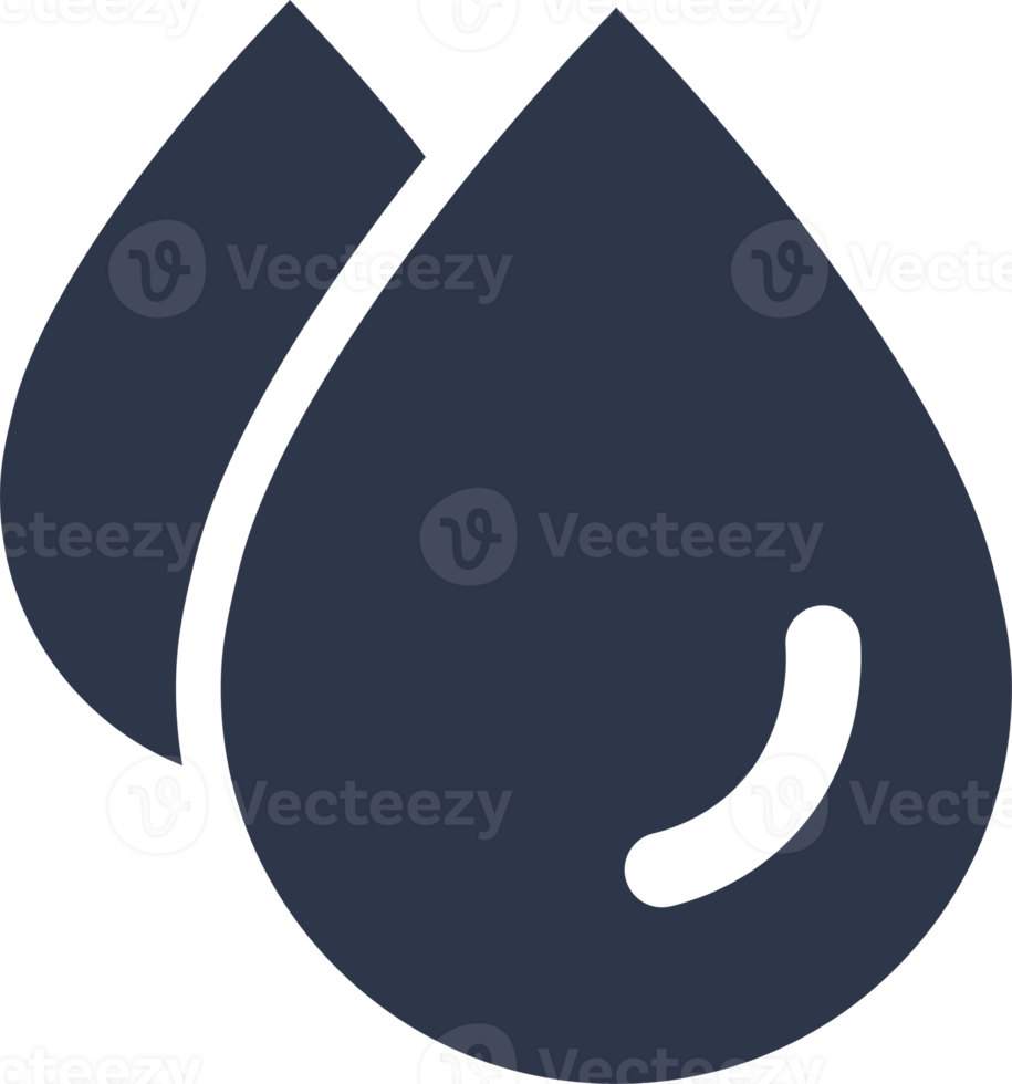 Water drop icon in black colors. Liquid signs illustration. png