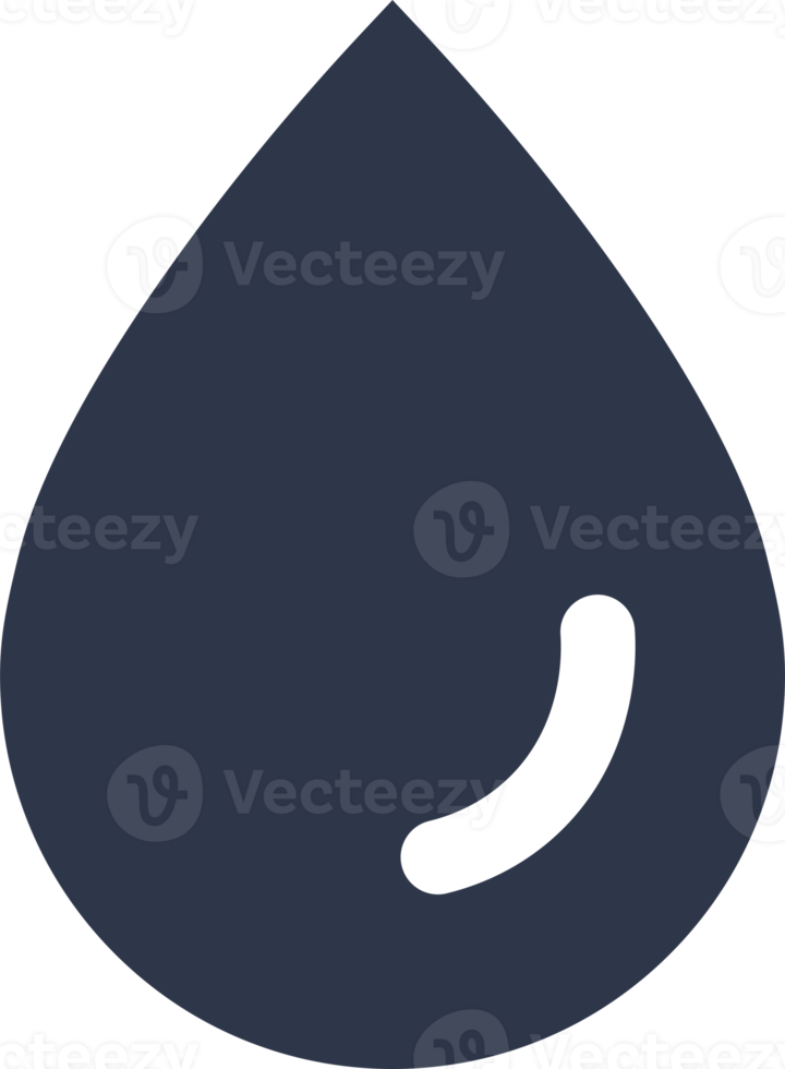 Water drop icon in black colors. Liquid signs illustration. png