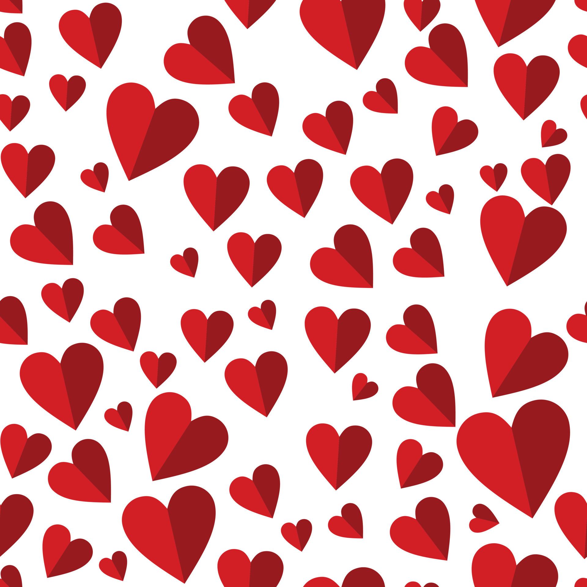 Red Hearts Pattern