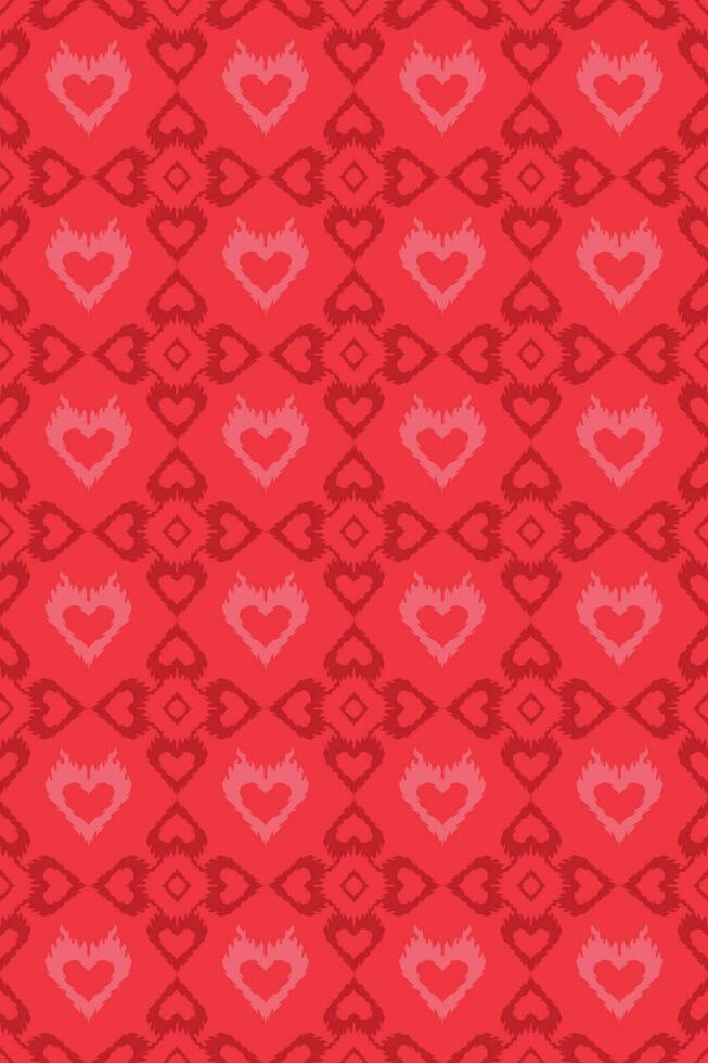 diseño de vector de fondo de patrón de amor sin costuras, el patrón de corazón repetitivo se puede utilizar para las necesidades de fondo.