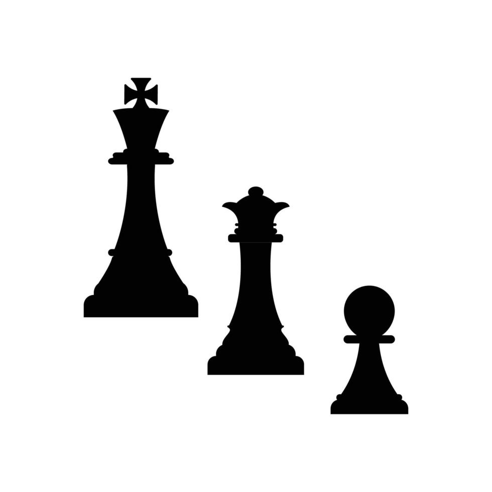 chess icon vektor vector