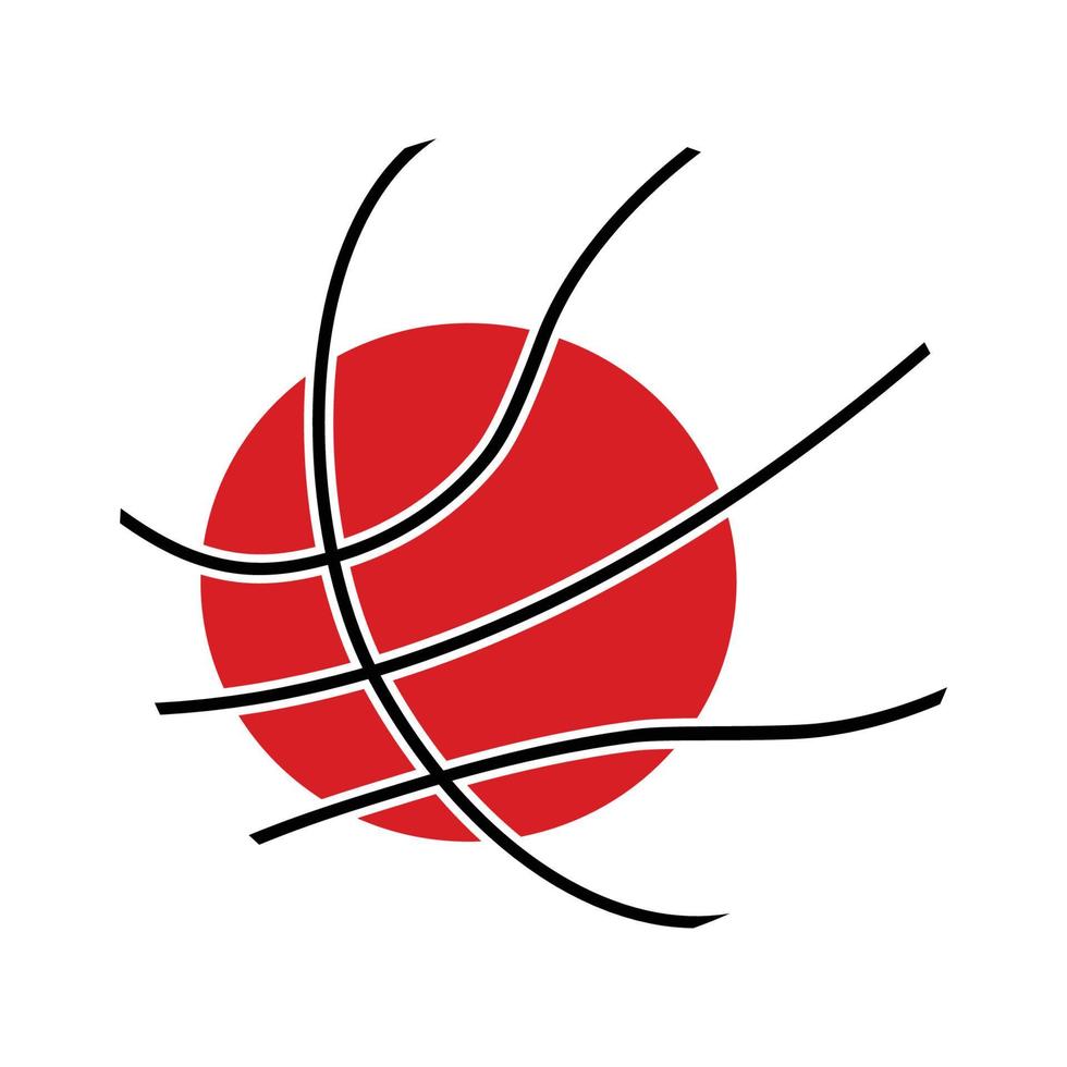 logotipo de baloncesto vector