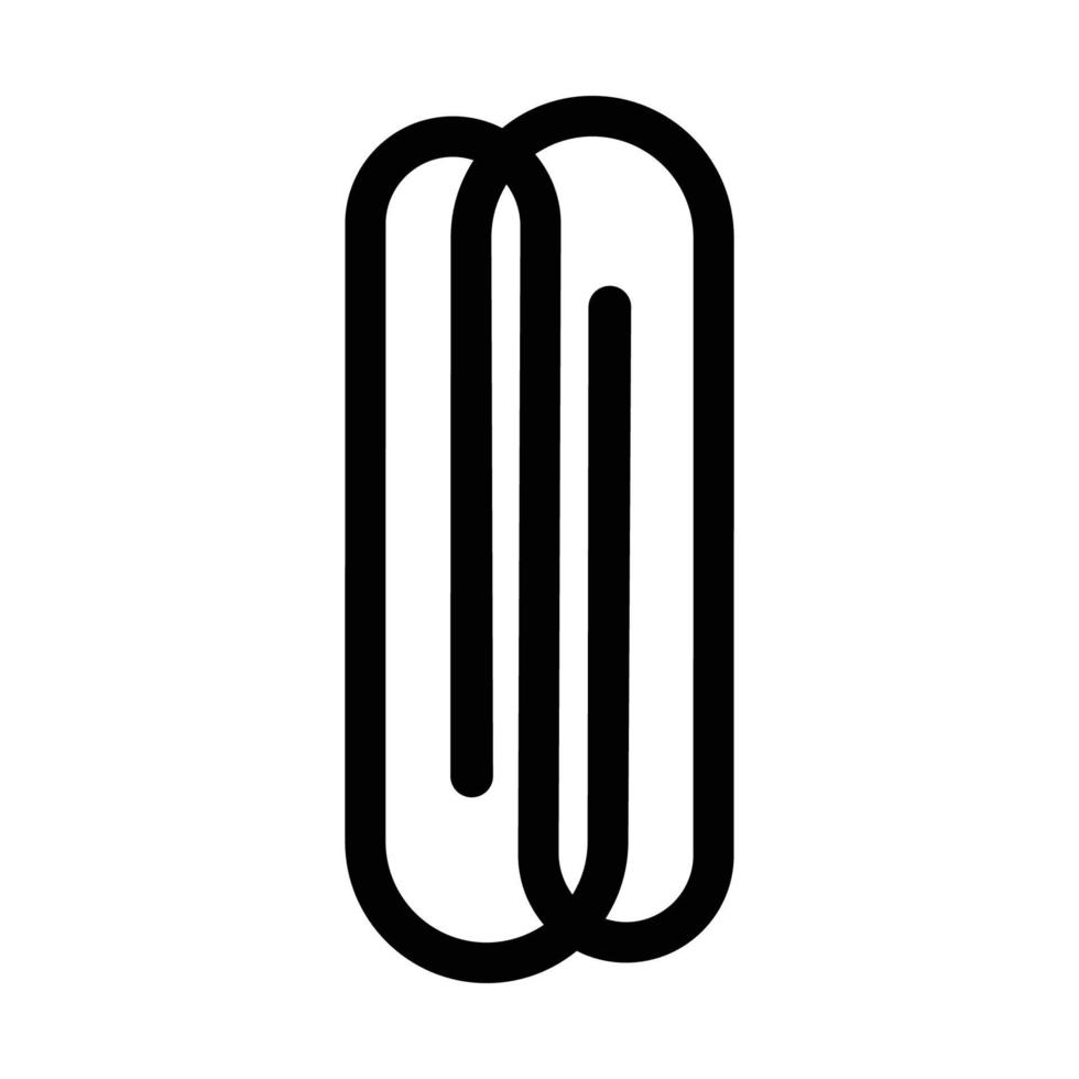 paper clip logo vector