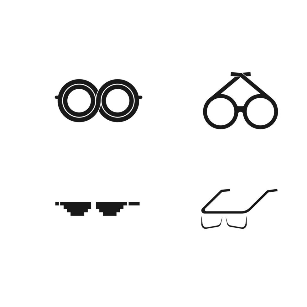 vector de logotipo de gafas